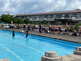 着衣泳事業（田口小学校）