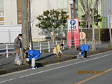 早朝清掃奉仕作業　(道守大川）